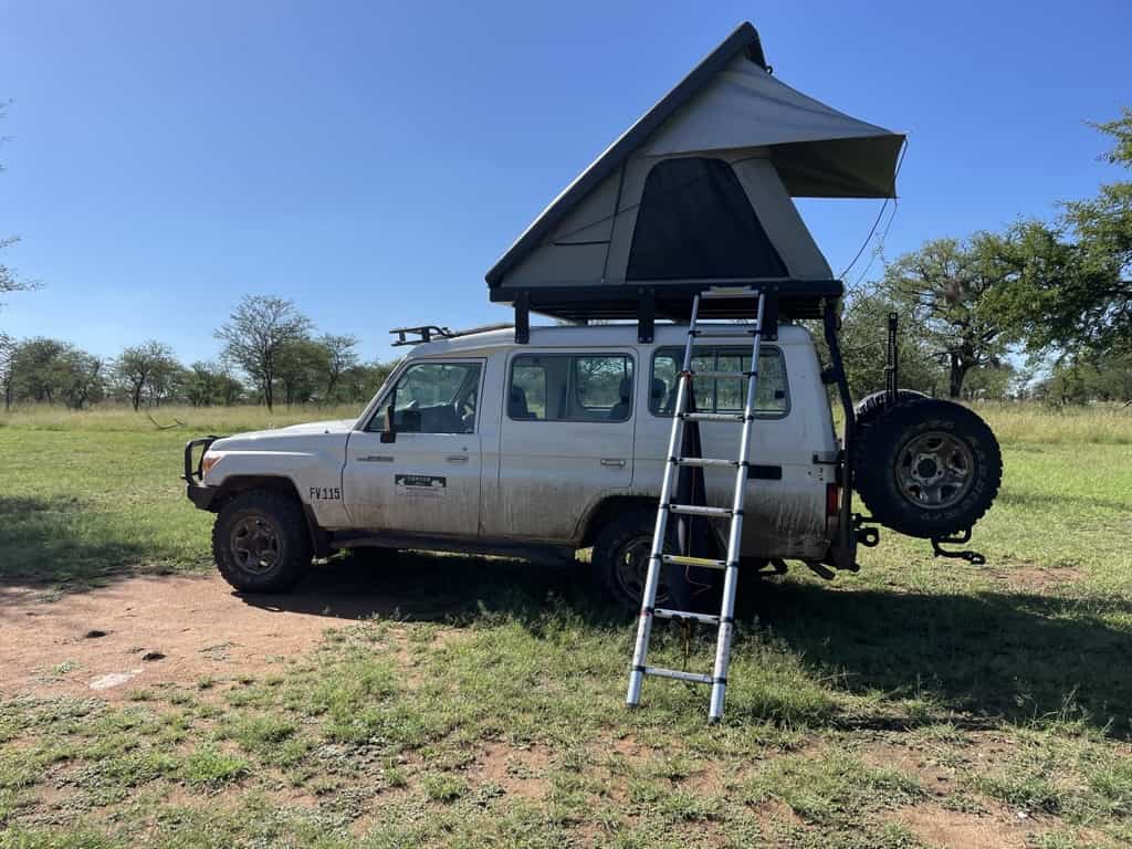 Camping in the Tanzania bush